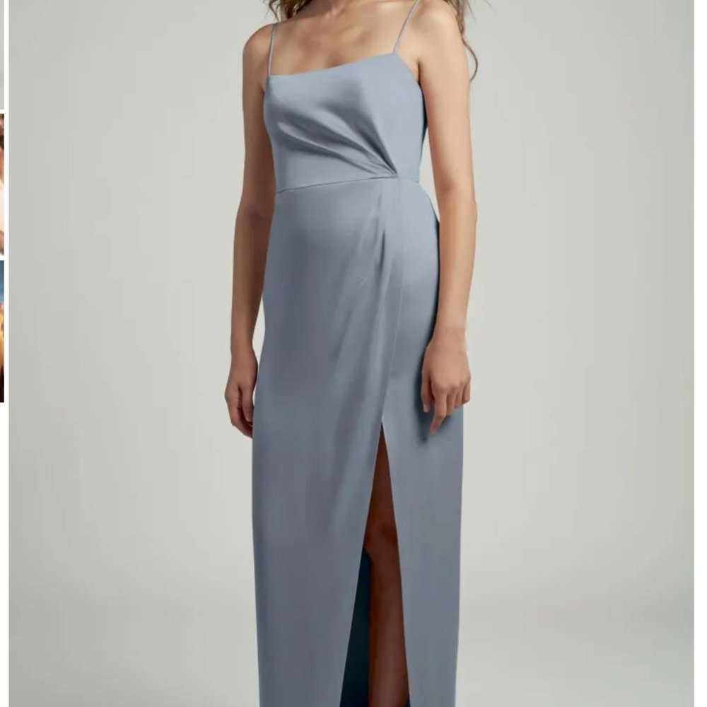 Bridesmaids dress Jenny Yoo Lauren Dress Chambray Lux Satin